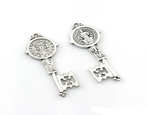 benedict medal cross key charm pendants for jewelry making bracelet necklace diy accessories 165x41mm antique silver 100pcs a5805057483, Bronze;silver
benedict medal cross key charm pendants for jewelry making bracelet necklace diy accessories 165x41mm antique silver 100pcs a5805057483, Bronze;silver