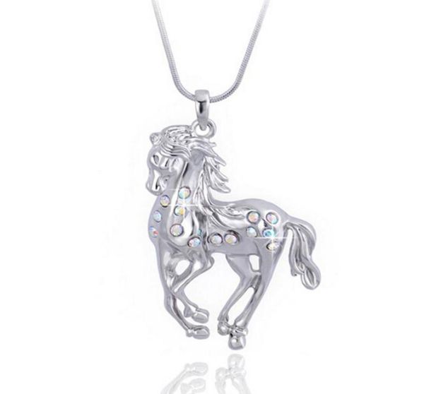 crystal horse pendant necklace white gold plating animal jewelry long necklace trendy alloy crystal pendant korean jewelry new 1919127, Silver
crystal horse pendant necklace white gold plating animal jewelry long necklace trendy alloy crystal pendant korean jewelry new 1919127, Silver