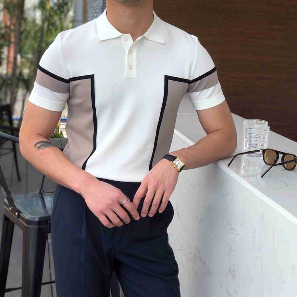 men's t-shirts summer cotton men polo shirt business casual turn-down collar button-up tees fashion flocking tshirts lce silk fabric bl, White;black
men's t-shirts summer cotton men polo shirt business casual turn-down collar button-up tees fashion flocking tshirts lce silk fabric bl, White;black