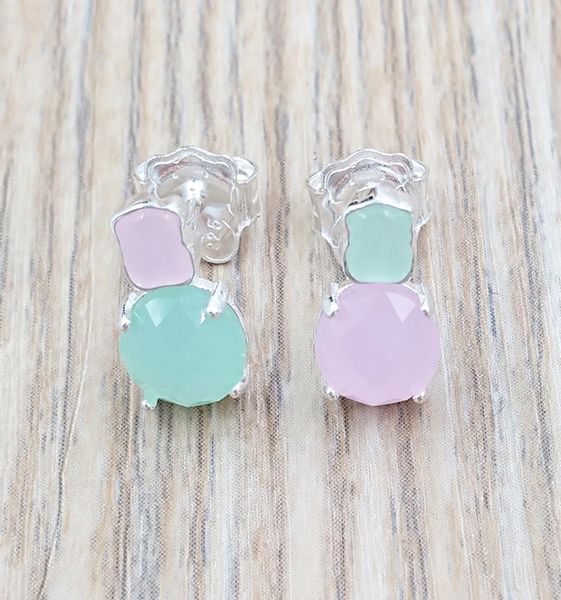mini color earrings stud in silver with amazonite and pink quartz bear jewelry 925 sterling andy jewel 9154336707801881, Golden;silver
mini color earrings stud in silver with amazonite and pink quartz bear jewelry 925 sterling andy jewel 9154336707801881, Golden;silver
