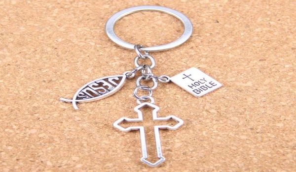 key rings 20pcs fashion diy keychain jesus cross book holy bible pendants men jewelry car key chain souvenir for gift 2303027229355, Slivery;golden
key rings 20pcs fashion diy keychain jesus cross book holy bible pendants men jewelry car key chain souvenir for gift 2303027229355, Slivery;golden