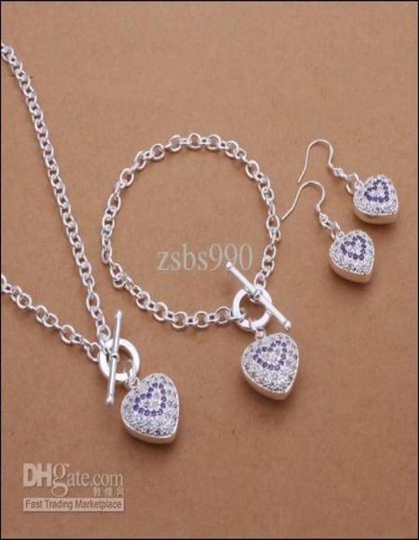 new 925 silver rhinestone crystal heart pendant necklace bracelet drop earrings fashion jewelry set 5setlot8982268, Black
new 925 silver rhinestone crystal heart pendant necklace bracelet drop earrings fashion jewelry set 5setlot8982268, Black