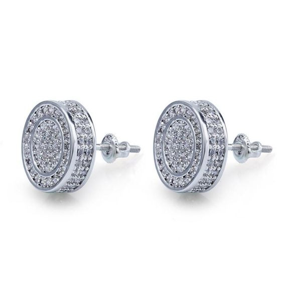 925 sterling silver iced out cz premium diamond cluster zirconia round screw back stud earrings for men hip hop jewelry 327 q23893984, White
925 sterling silver iced out cz premium diamond cluster zirconia round screw back stud earrings for men hip hop jewelry 327 q23893984, White