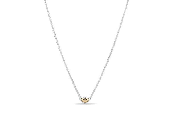 fine jewelry authentic 925 sterling silver necklace fit pendant charm domed golden heart collier necklace fashion love engagement diy weddin
fine jewelry authentic 925 sterling silver necklace fit pendant charm domed golden heart collier necklace fashion love engagement diy weddin
