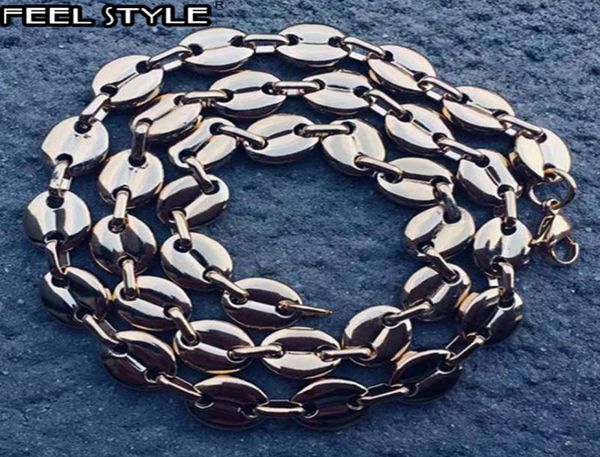 link chain hip hop 316l steel stainless width 11mm 20cm coffee beans link necklace bracelets for men jewelry dropship4801430, Black
link chain hip hop 316l steel stainless width 11mm 20cm coffee beans link necklace bracelets for men jewelry dropship4801430, Black