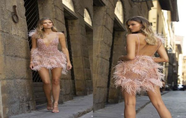 berta prom dresses see through sequins beaded feather spaghetti mini pink evening dresses custom made short formal party gown6962610, Black;red
berta prom dresses see through sequins beaded feather spaghetti mini pink evening dresses custom made short formal party gown6962610, Black;red
