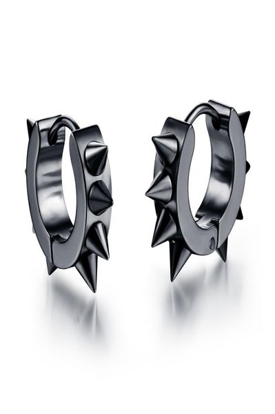 men women spikes studded 316l stainless steel punk spiky round huggie hoop earrings 1pair9427660, Golden;silver
men women spikes studded 316l stainless steel punk spiky round huggie hoop earrings 1pair9427660, Golden;silver