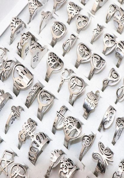 fashion laser cut pattern stainless steel rings women party ring golden silver black multicolor mix style6606597
fashion laser cut pattern stainless steel rings women party ring golden silver black multicolor mix style6606597