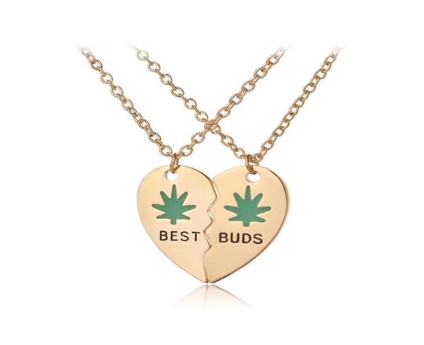 buds necklace enamel weed leaves broken heart pendant necklaces good friends bff jewelry gifts4349345, Silver
buds necklace enamel weed leaves broken heart pendant necklaces good friends bff jewelry gifts4349345, Silver