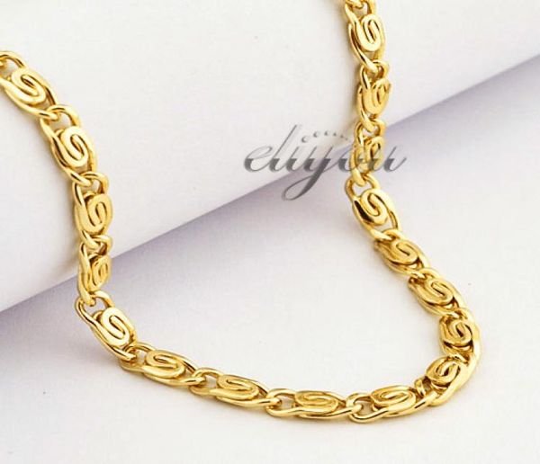 yellow rose gold filled necklace mens womens chain snail link whole fashion jewelry gift 45mm lgn2163988595, Black
yellow rose gold filled necklace mens womens chain snail link whole fashion jewelry gift 45mm lgn2163988595, Black
