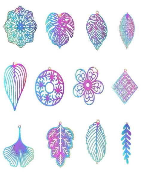 fashion jewelrycharms 10pcs stainless steel hollow leaf filigree stamping pendants leaves petal charms ab colors flower filigree j1692166, Silver
fashion jewelrycharms 10pcs stainless steel hollow leaf filigree stamping pendants leaves petal charms ab colors flower filigree j1692166, Silver