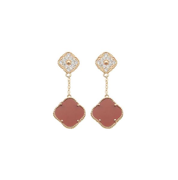 12 mixed styles women luxury designer stud double fourleaf flowers full diamonds fashion earrings titanium steel logo2971960, Golden;silver
12 mixed styles women luxury designer stud double fourleaf flowers full diamonds fashion earrings titanium steel logo2971960, Golden;silver
