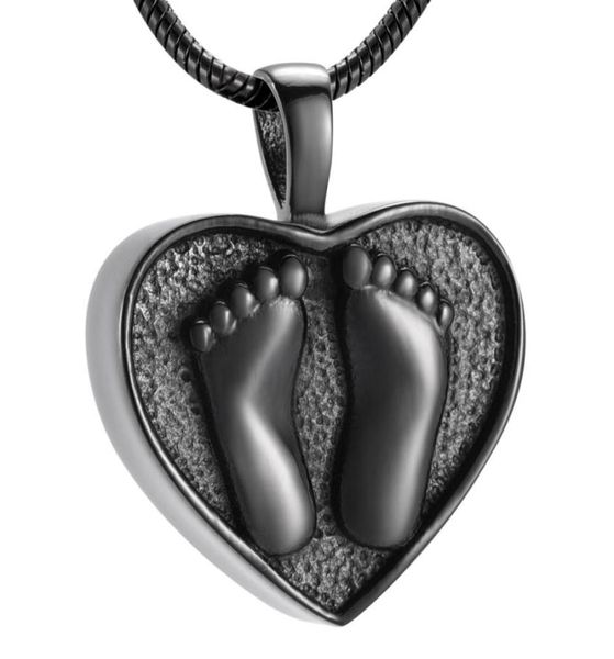 ijd10002 black color human foot engraving heart cremation pendant hold loved ones ashes stainless steel jewelry funeral casket6079060, Silver
ijd10002 black color human foot engraving heart cremation pendant hold loved ones ashes stainless steel jewelry funeral casket6079060, Silver