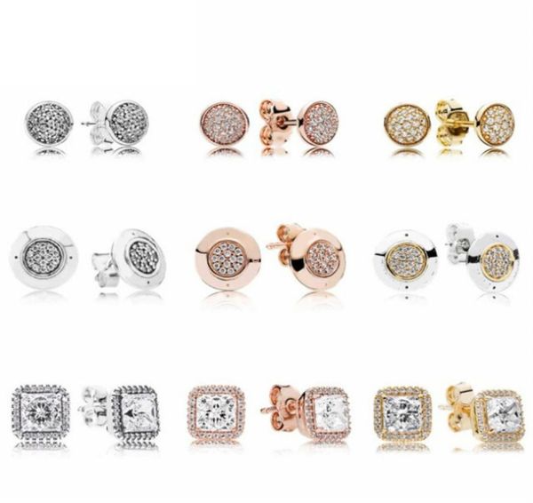 new 100 925 sterling silver rose gold color forever stud earrings with clear for women original fine jewelry gifts3699130, Black
new 100 925 sterling silver rose gold color forever stud earrings with clear for women original fine jewelry gifts3699130, Black