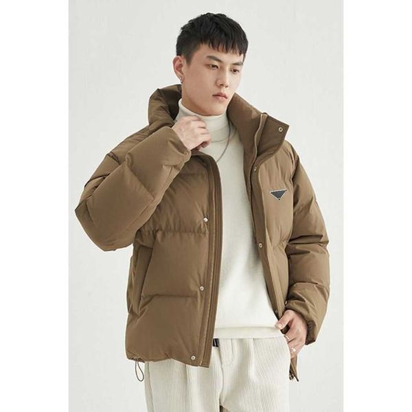autumn and winter men's stand collar short loose down jacket, down filling soft warm, simple and casual version., Black
autumn and winter men's stand collar short loose down jacket, down filling soft warm, simple and casual version., Black