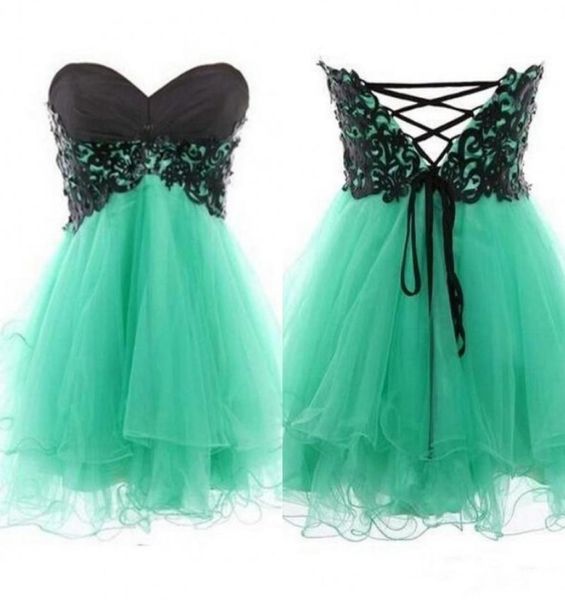 2019 short prom dresses black lace appliques beaded mini party gowns sweetheart empire lace up back turquoise tulle custom made ch2610308
2019 short prom dresses black lace appliques beaded mini party gowns sweetheart empire lace up back turquoise tulle custom made ch2610308