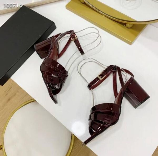 summer fashion women's classic mid heel strap sandals, patent leather style, multi color choice, with box, size 35-42, Black
summer fashion women's classic mid heel strap sandals, patent leather style, multi color choice, with box, size 35-42, Black
