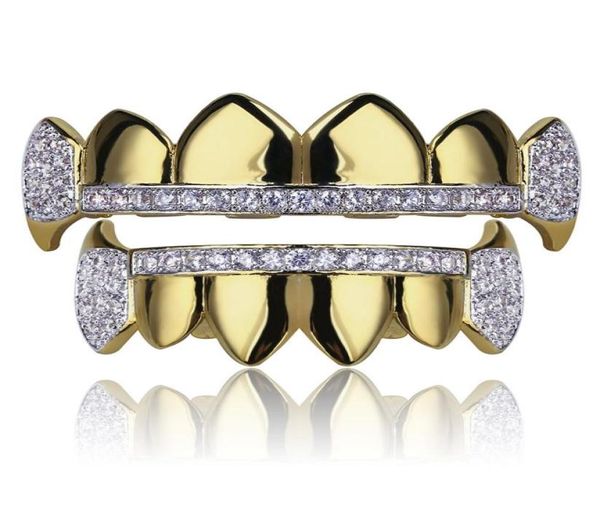 18k real gold teeth grillz caps iced out bottom vampire fangs dental grill set whole6556139, Black
18k real gold teeth grillz caps iced out bottom vampire fangs dental grill set whole6556139, Black
