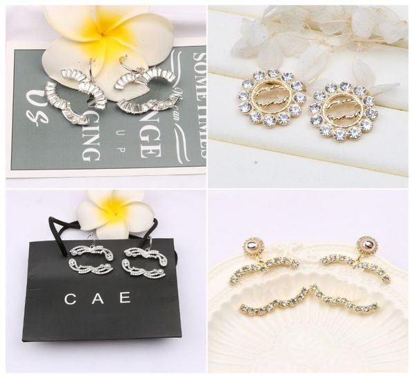 18k gold plated 925 silver stud earrings designer ear stud crystal pearl geometric womens rhinestone earrings wedding party jewerl7731743, Golden;silver
18k gold plated 925 silver stud earrings designer ear stud crystal pearl geometric womens rhinestone earrings wedding party jewerl7731743, Golden;silver