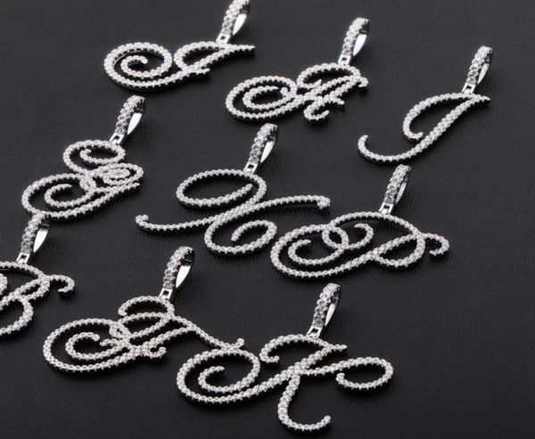 az cz custom artistic fontinitial letter pendant necklace iced out cubic zirconia for men women jewelry8516237, Silver
az cz custom artistic fontinitial letter pendant necklace iced out cubic zirconia for men women jewelry8516237, Silver
