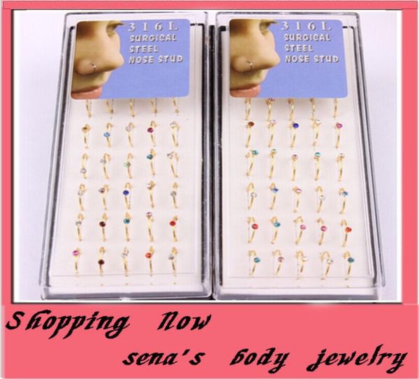 hoop nose ring 48pcslot mix 6 color cz gem body jewelry piercing nose stud gold nose rings2613320, Silver
hoop nose ring 48pcslot mix 6 color cz gem body jewelry piercing nose stud gold nose rings2613320, Silver