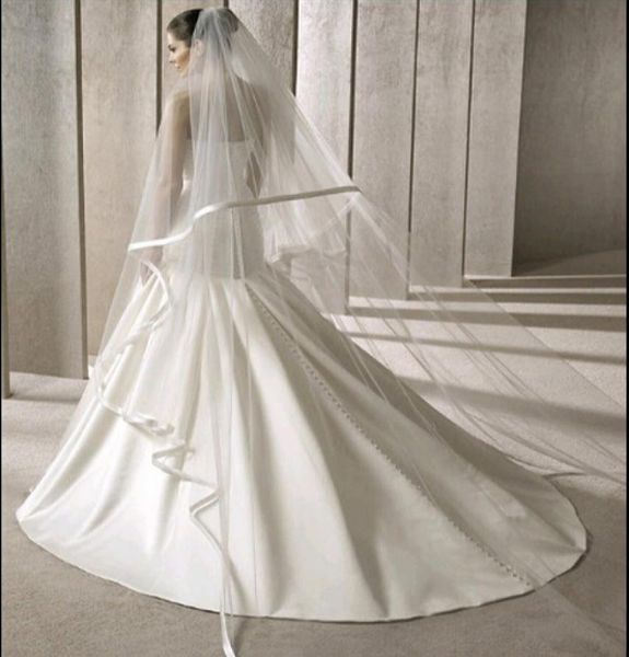 bridal veils soft tulle 2 layers long veil cathedral veils white ivory veils ribbon edge for weddingevents1652501, Black
bridal veils soft tulle 2 layers long veil cathedral veils white ivory veils ribbon edge for weddingevents1652501, Black
