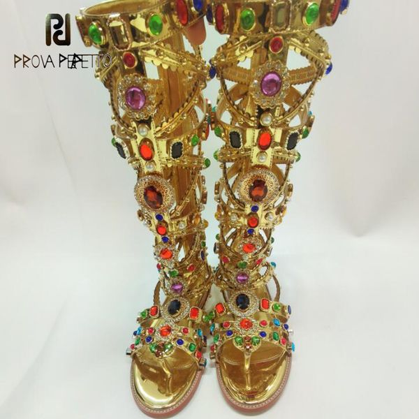 boots summer women metallic crystal gladiator sandals back zipper colorful gemstone hollow out flats femmes sandales boots party shoes 23071, Black
boots summer women metallic crystal gladiator sandals back zipper colorful gemstone hollow out flats femmes sandales boots party shoes 23071, Black