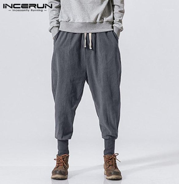 incerun men harem pants drawstring cotton joggers solid 2020 streetwear dropcrotch trousers men baggy casual sweatpants s5xl16373249, Black
incerun men harem pants drawstring cotton joggers solid 2020 streetwear dropcrotch trousers men baggy casual sweatpants s5xl16373249, Black