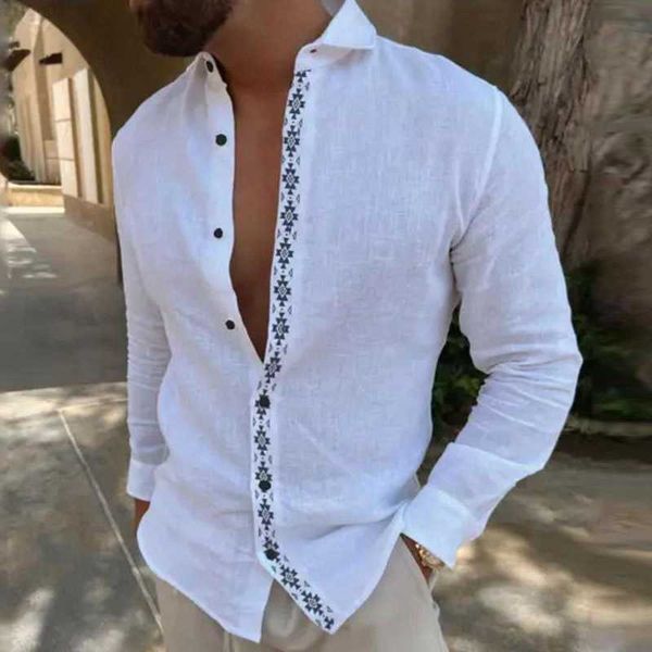men's casual shirts vintage graphic cotton linen shirts men long sleeve lapel button-up casual shirt spring summer fashion mens clothes, White;black
men's casual shirts vintage graphic cotton linen shirts men long sleeve lapel button-up casual shirt spring summer fashion mens clothes, White;black