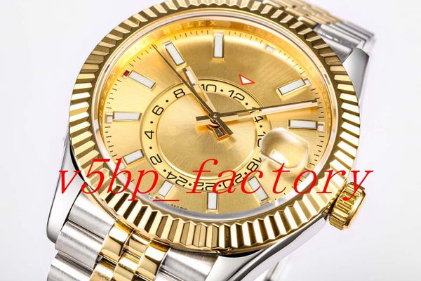 classic series sky watch 326933 yellow dial 42mm mechanical sapphire glass watches two tone gold stainless steel bracelet mens watches wrist, Slivery;brown
classic series sky watch 326933 yellow dial 42mm mechanical sapphire glass watches two tone gold stainless steel bracelet mens watches wrist, Slivery;brown