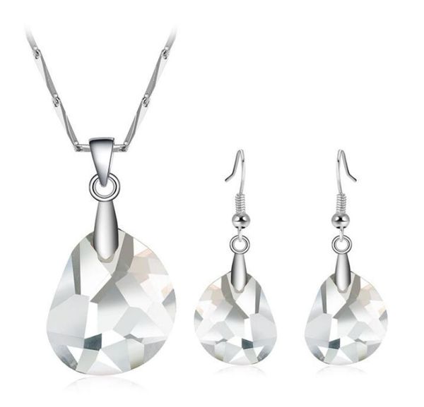 crystal bridal wedding jewelry clear peans crystal necklace earrings set silver women pendant necklace eardrop 2017 bridesmaid jew2066475, White
crystal bridal wedding jewelry clear peans crystal necklace earrings set silver women pendant necklace eardrop 2017 bridesmaid jew2066475, White