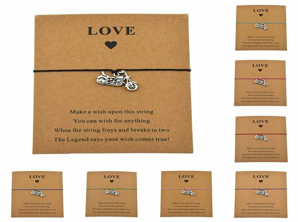 8 colors punk motocross motorsport gifts accessories motorbike motorcycle charm love card wax cord bracelets make a jewelry8481064, Golden;silver
8 colors punk motocross motorsport gifts accessories motorbike motorcycle charm love card wax cord bracelets make a jewelry8481064, Golden;silver