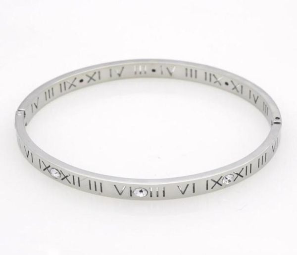 fashion new stainless steel roman with diamond bracelet jewelry cuff 18k rose gold plate bangles bracelets for women love bracelet1364577, Black
fashion new stainless steel roman with diamond bracelet jewelry cuff 18k rose gold plate bangles bracelets for women love bracelet1364577, Black