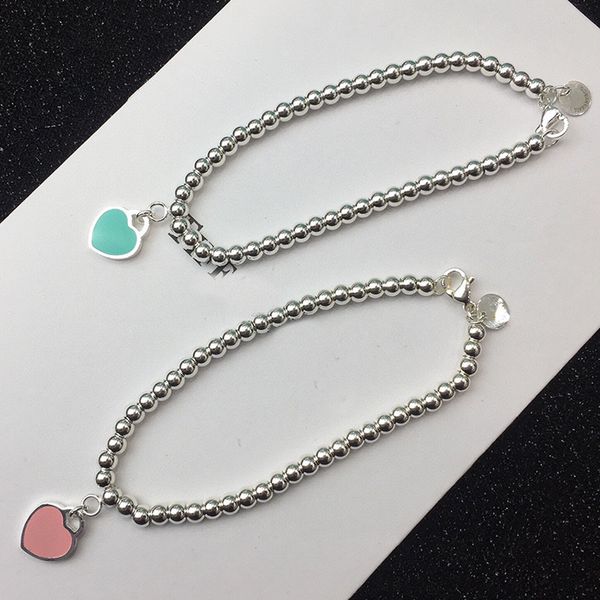 2023new bead chain heart charm bracelet luxury brand designer bracelet women's jewelry fashion classic stainless steel t bracelets chri, Black
2023new bead chain heart charm bracelet luxury brand designer bracelet women's jewelry fashion classic stainless steel t bracelets chri, Black