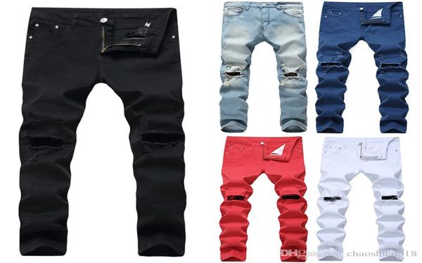 2018 new slim fit ripped jeans men histreet mens distressed denim joggers knee holes washed destroyed jeans3971039, Blue
2018 new slim fit ripped jeans men histreet mens distressed denim joggers knee holes washed destroyed jeans3971039, Blue