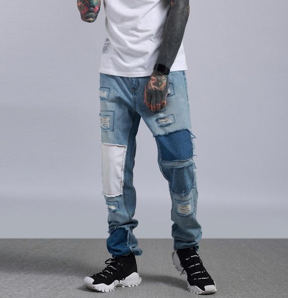 old patch casual pants fashion brand men039s wash jeans patching cloth pants washing holes blue color hip hop style trousers 214991256
old patch casual pants fashion brand men039s wash jeans patching cloth pants washing holes blue color hip hop style trousers 214991256