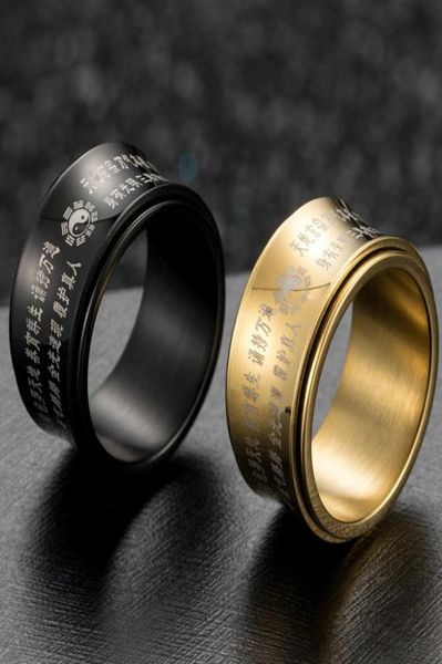 cluster rings tai chi arc art rotating taoism anxiety fidget ring spinner box men taoist mantra ringen amulet black gold stainless6445571, Golden;silver
cluster rings tai chi arc art rotating taoism anxiety fidget ring spinner box men taoist mantra ringen amulet black gold stainless6445571, Golden;silver