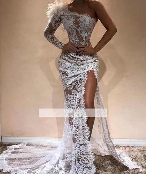 white full lace mermaid evening dresses sell side split 2020 modern one shoulder see through red carpet pageant celebrity gown6781977, Black;red
white full lace mermaid evening dresses sell side split 2020 modern one shoulder see through red carpet pageant celebrity gown6781977, Black;red