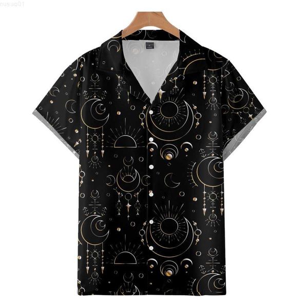 men's casual shirts men's fashion cuban haiian moon star pattern panels shirt 3d print cozy casual short sleeve beach oversized cl, White;black
men's casual shirts men's fashion cuban haiian moon star pattern panels shirt 3d print cozy casual short sleeve beach oversized cl, White;black