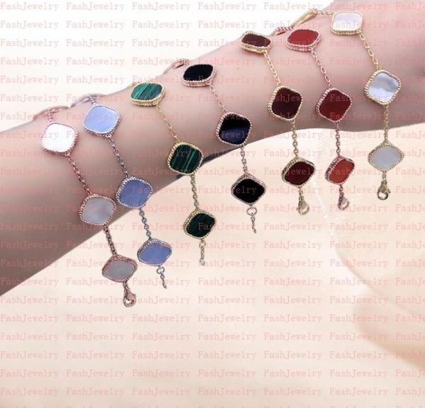 designer classic 4four leaf clover charm bracelets bangle chain 18k gold agate shell motherofpearl for womengirl wedding mothe9281496, Black
designer classic 4four leaf clover charm bracelets bangle chain 18k gold agate shell motherofpearl for womengirl wedding mothe9281496, Black