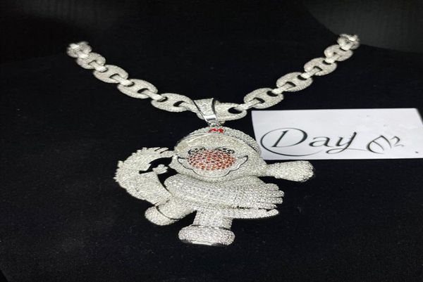 hip hop iced out gold sliver color red nose clown pendant cartoon character mens hiphop jewelry8277236, Silver
hip hop iced out gold sliver color red nose clown pendant cartoon character mens hiphop jewelry8277236, Silver