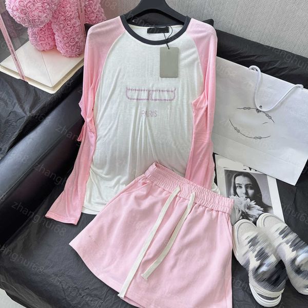 23ss skirt set womens designer clothing color contrast stitching drill letter logo long sleeve elastic waist half skirt sets womens clothing, White
23ss skirt set womens designer clothing color contrast stitching drill letter logo long sleeve elastic waist half skirt sets womens clothing, White