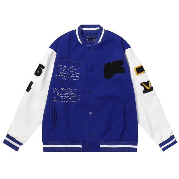 high version men women baseball jacket designer jacket fashion splice cardigan coat casual sweatshirt mens jackets, Black;brown
high version men women baseball jacket designer jacket fashion splice cardigan coat casual sweatshirt mens jackets, Black;brown