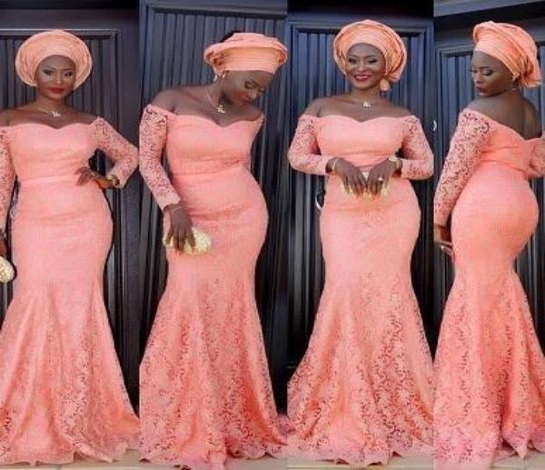 african coral bridesmaid dresses mermaid long vintage full lace formal evening gowns off the shoudler long sleeves mother of the b1668674, White;pink
african coral bridesmaid dresses mermaid long vintage full lace formal evening gowns off the shoudler long sleeves mother of the b1668674, White;pink