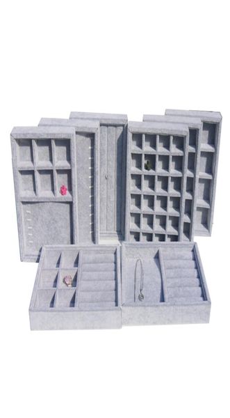 new gray velvet jewelry display tray ring earring bracelet necklace pendants tray holder box jewelry storage tray orgaizer2690486, Black
new gray velvet jewelry display tray ring earring bracelet necklace pendants tray holder box jewelry storage tray orgaizer2690486, Black
