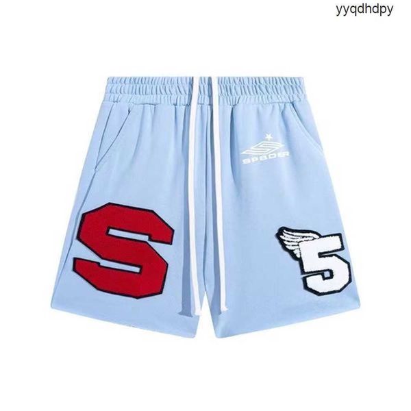 23ss designer men's shorts sp5der 555555 cut sweatshirt short washed embroidered horn shorts vz6c, White;black
23ss designer men's shorts sp5der 555555 cut sweatshirt short washed embroidered horn shorts vz6c, White;black