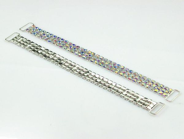 cjsir 10pcs 3rows full crystal ab rhinestone bikini connectors buckle silver metal chain for swimming wear bikini decoration decor1009153, Black
cjsir 10pcs 3rows full crystal ab rhinestone bikini connectors buckle silver metal chain for swimming wear bikini decoration decor1009153, Black