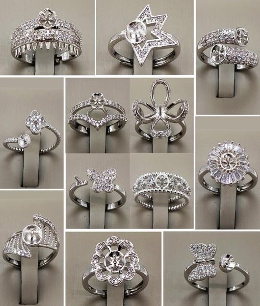 whole pearl ring settings zircon solid 925 silver ring settings 16 styles ring for women mounting rings adjustable blank diy j3199357, Slivery;crystal
whole pearl ring settings zircon solid 925 silver ring settings 16 styles ring for women mounting rings adjustable blank diy j3199357, Slivery;crystal