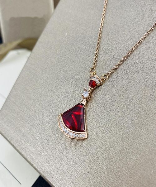 designer necklaces small skirt necklace red agate pendant joker clavicle chain 18k rose gold fan necklace female diamond pendants 7095876, Silver
designer necklaces small skirt necklace red agate pendant joker clavicle chain 18k rose gold fan necklace female diamond pendants 7095876, Silver