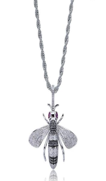 hip hop necklaces exquisite fashion 18k gold plated honey bee pendant necklaces luxury zircon men necklaces jewelry6088216, Silver
hip hop necklaces exquisite fashion 18k gold plated honey bee pendant necklaces luxury zircon men necklaces jewelry6088216, Silver